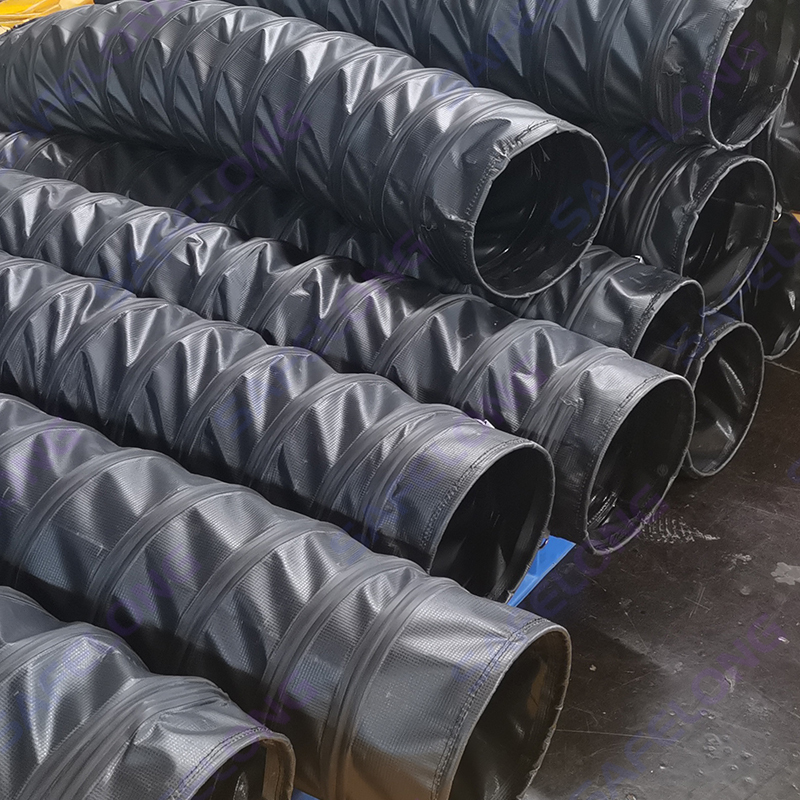 Rugalmas szellőzőcsatorna acélhuzallal